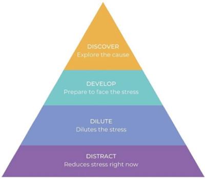 The 4Ds of Dealing With Distress – Distract, Dilute, Develop, and Discover: An Ultra-Brief Intervention for Occupational and Academic Stress
